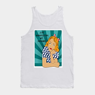 Manifesting Dreams Blonde Gal Tank Top